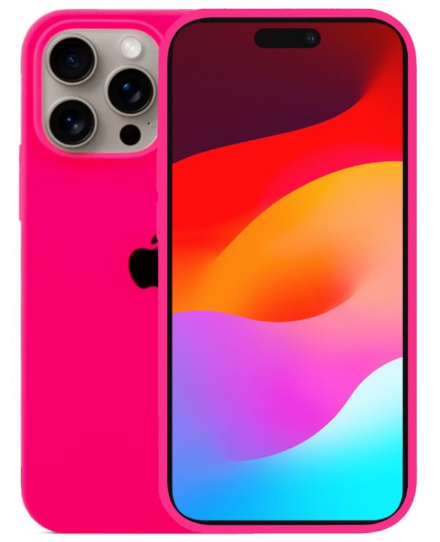 Etui case Iphone 17 Pro - Intensywny róż