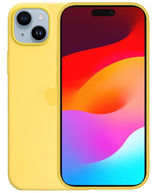 Etui case Iphone 17 Pro - Żółty