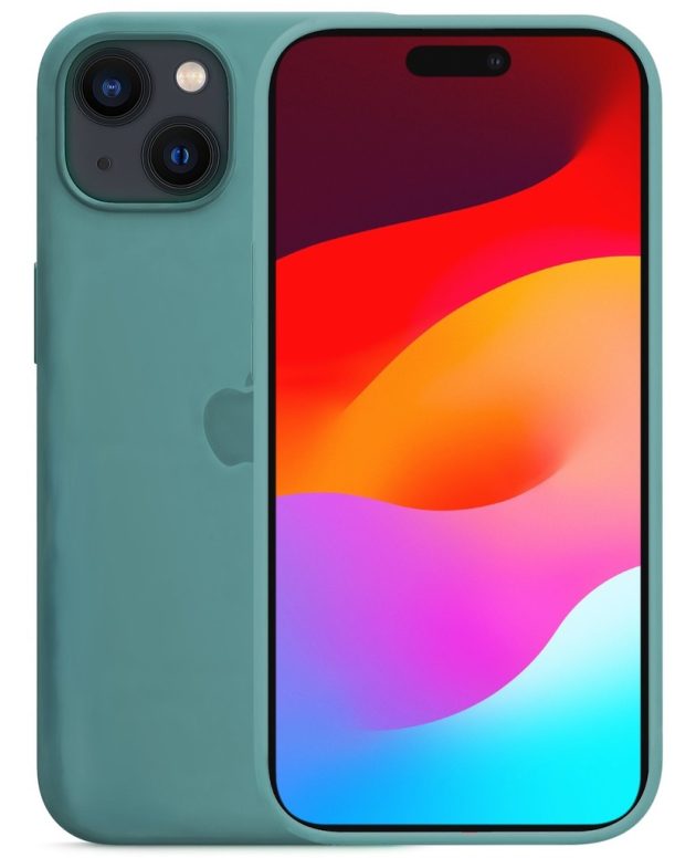 Etui case Iphone 17 Pro - Szaro zielony